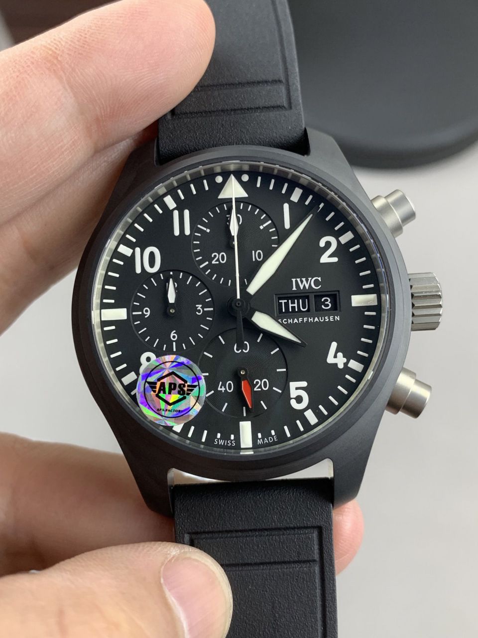 APS IWC万国表飞行员如何买到广州最顶级复刻手表IW389401腕表 /  