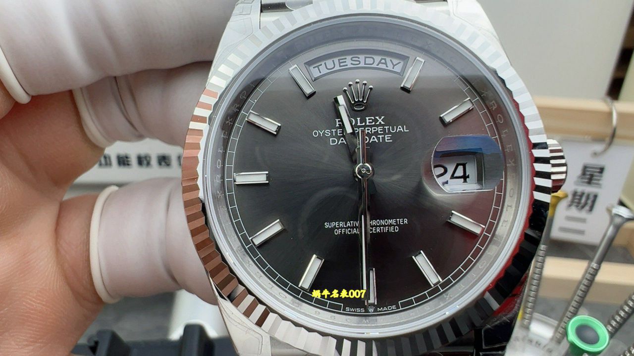VS灰面DD 劳力士星期日历型系列m228236-0013腕表 /  
