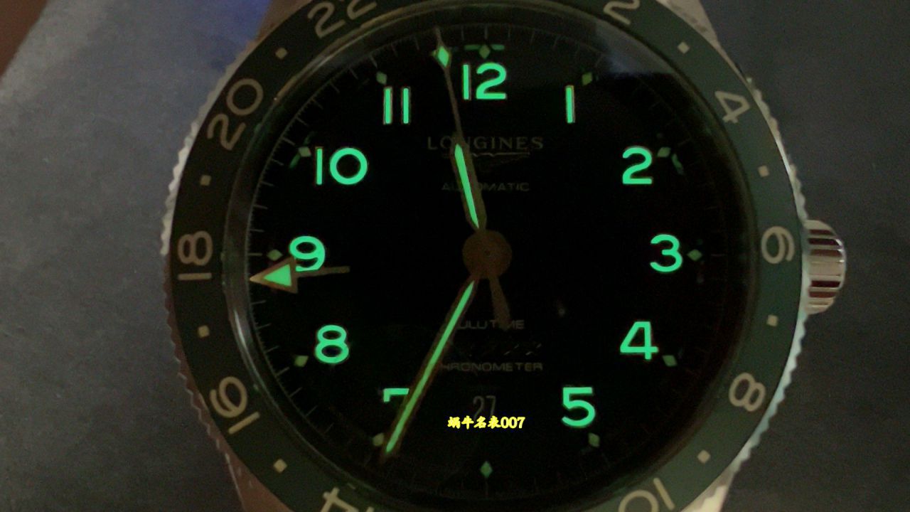 AF浪琴先行者五星上将复刻手表L3.802.4.63.6腕表 /  