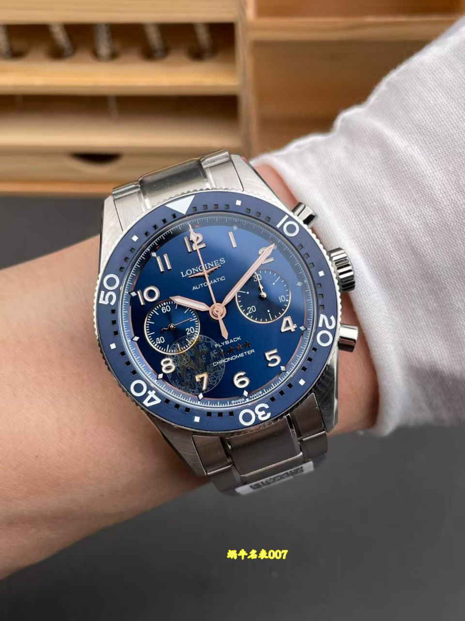 AF浪琴先行者复刻手表L3.821.4.93.6腕表 /  