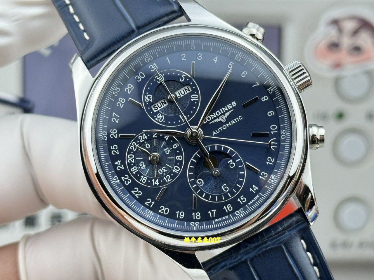 GS浪琴名匠计时八针复刻手表L2.773.4.92.0腕表 /  