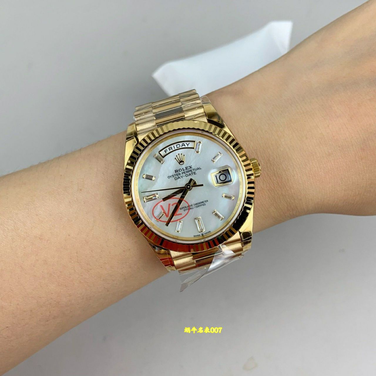 VS新品配重182克DD劳力士星期日历型广州复刻手表m228238-0071腕表 /  
