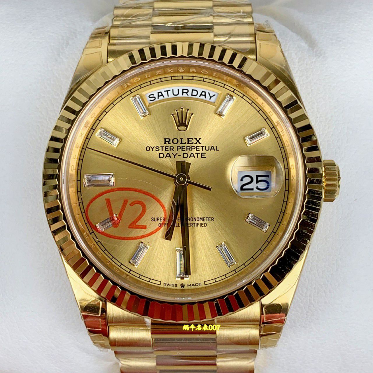 VS配重DD劳力士星期日历型复刻手表m228236-0026腕表 /  