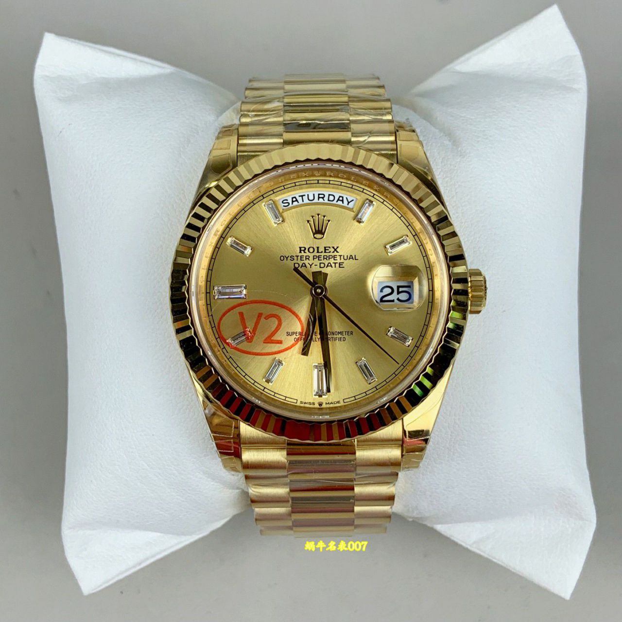 VS配重DD 182 克劳力士星期日历型顶级复刻手表m228235-0056腕表 /  