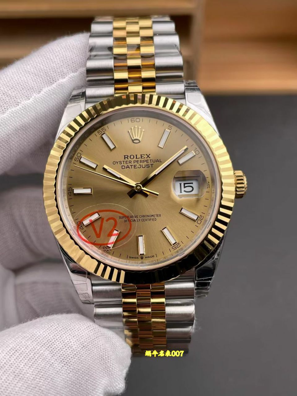 VS配重日志V2劳力士日志型复刻手表m126333-0010腕表 /   