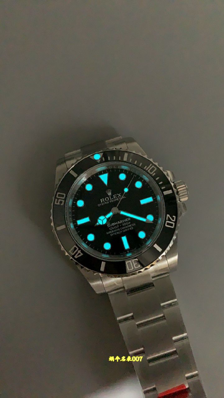 VS无历三代黑水鬼劳力士潜航者型顶级复刻手表m124060-0001腕表 /  