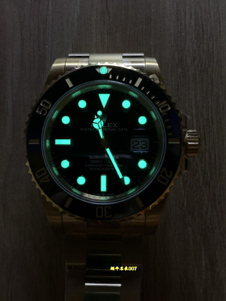 VS三代全金黑水鬼劳力士潜航者型顶级复刻手表m126618ln-0002腕表 /   