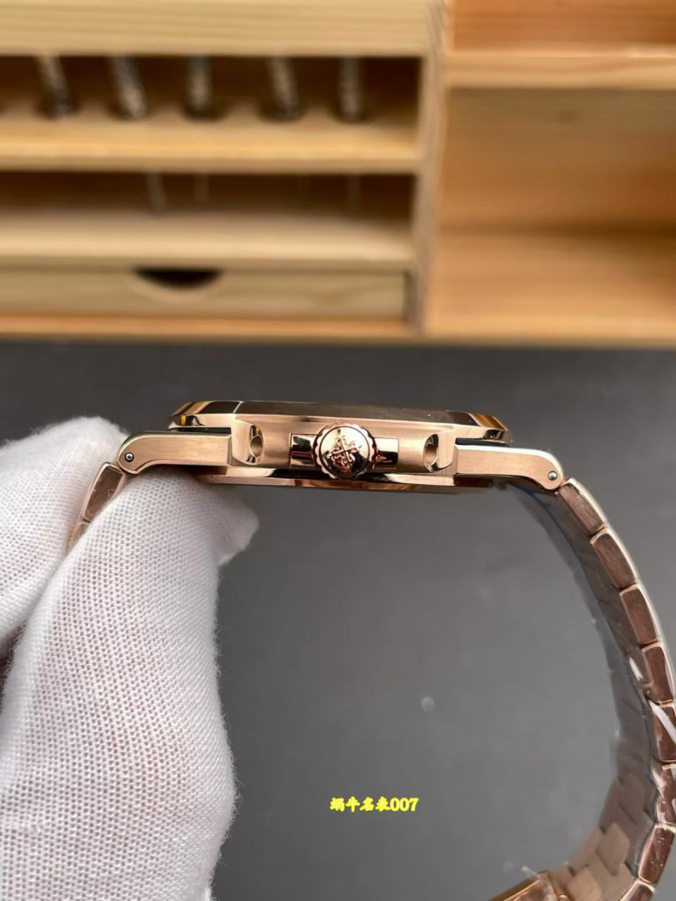 DDF配重鹦鹉螺百达翡丽运动优雅系列复刻手表5711/1R-001腕表 /  