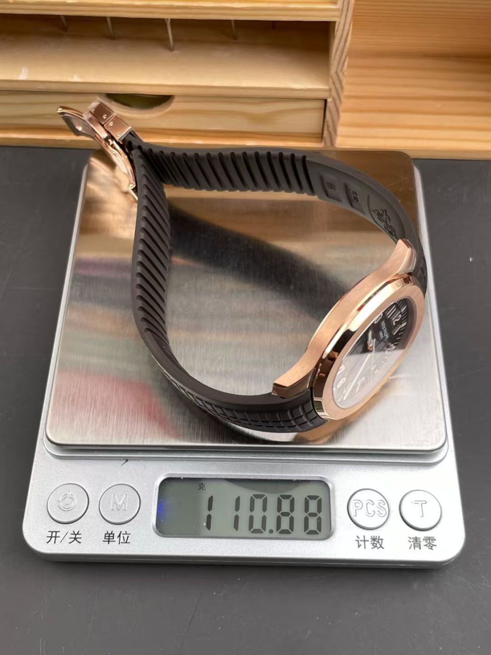 DDF配重手雷百达翡丽AQUANAUT复刻手表5167R-001腕表 /   