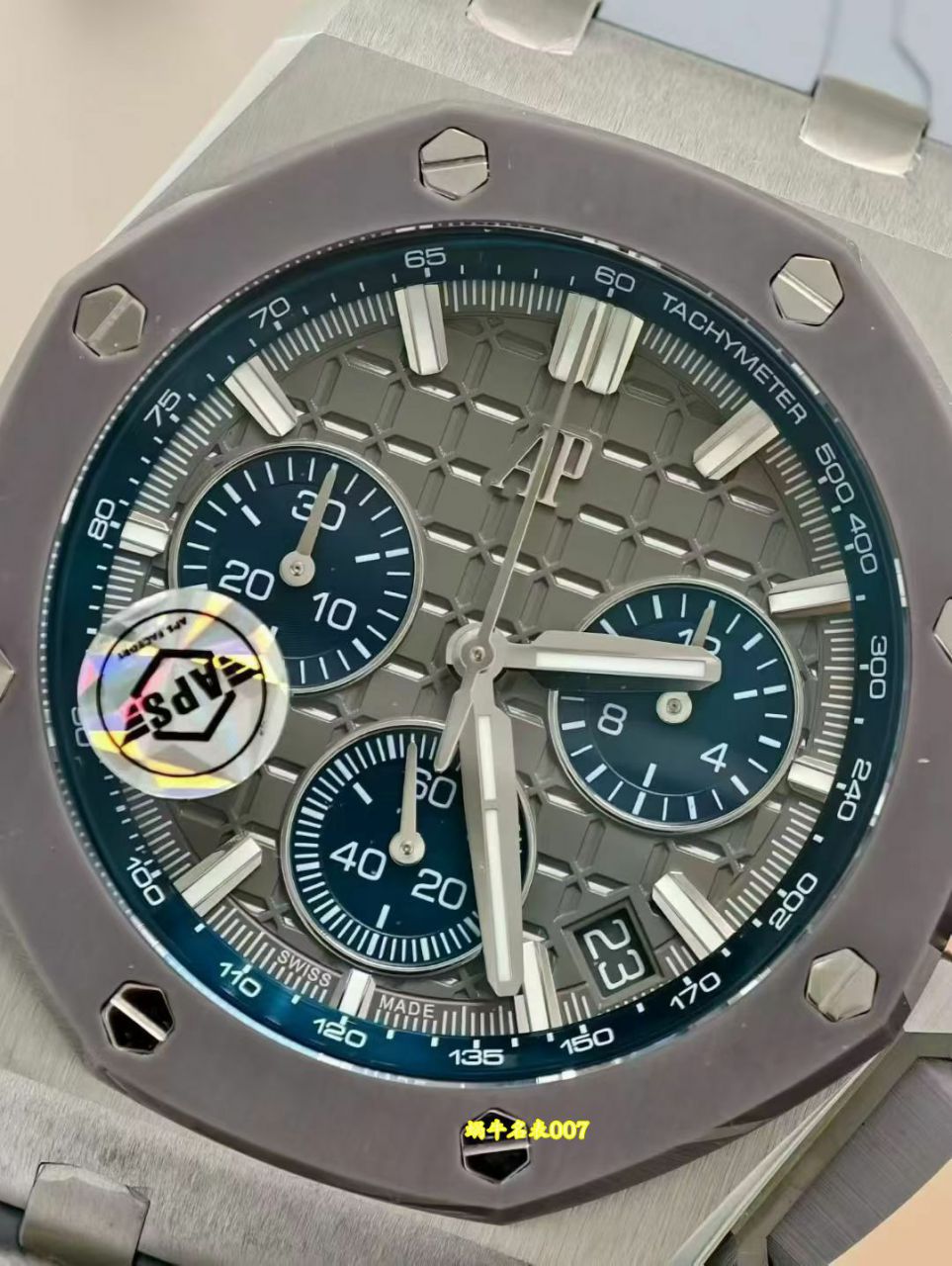 APS 4401一体机芯飞返计时爱彼皇家橡树离岸型复刻手表26420IO.OO.A009CA.01腕表 /  