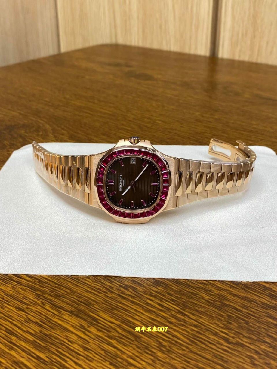  高端定制包金真钻百达翡丽运动复刻手表5723/112R-001腕表 /  